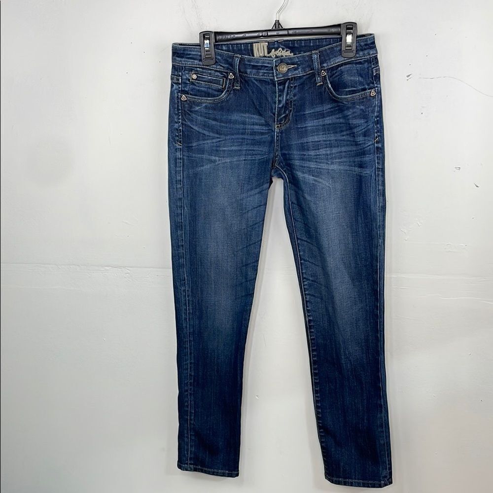Kut from the Kloth Catherine Boyfriend Blue Jeans size 4